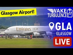 🔴LIVE Glasgow Airport Plane Spotting ✈️ GLA / EGPF Live Stream