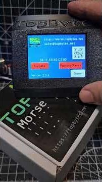 TopBytes Morse Trainer - Firmware Update Easy