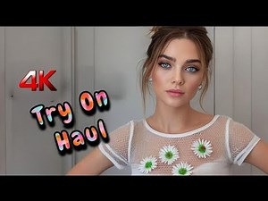 4k Transparent Try on Haul Dress Review | See through| Transparent Cleaning Home And Review