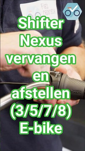 Replacing and adjusting the Nexus shifter (3/5/7/8) on an e-bike