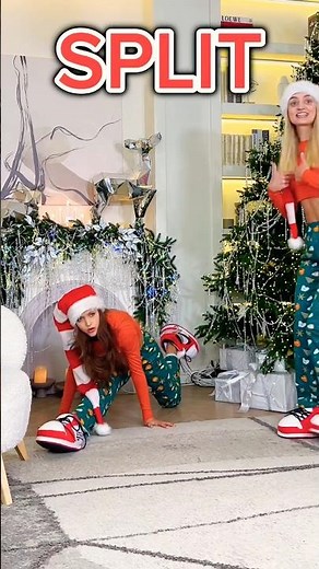 5 Simple Exercises to Get Your Splits 🤸🎄💥 #familyfirst #split #sports