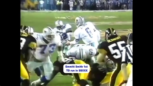 OTD in 1996: Emmitt Smith scores 1st of 2 TDs in Super Bowl XXX win over Steelers 🏈⭐ 🎥ESPN | Jonah Javad
