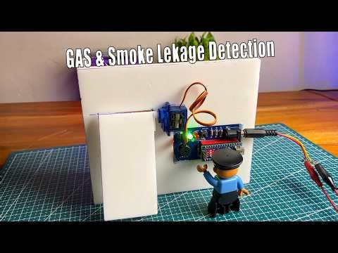How to make a Gas and Smoke leakage warning system using Arduino #jlcpcb #6layerpcb #arduino
