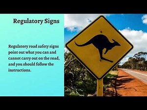 Australian Road Safety Signs and Meanings