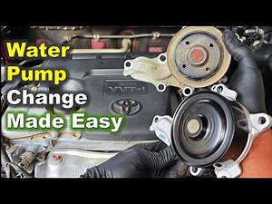 Water Pump Replacement Made EASY - 2013 - 2018 Rav4/2012 - 2017 Camry - Prevent Car Overheating