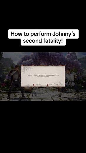 Still trynna find more fatalities without unlocking them yet 💀 #fyp #mortalkombat1 #mortalkombat #johnnycagemk1 #playstation #MK1