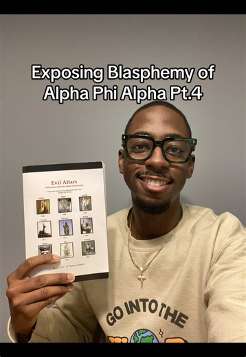 Exposing the Alpha Phi Alpha Fraternity Inc. secret initiation ritual. Pt. (4/5): Perversion of the Word of God “Have nothing to do with the fruitless deeds of darkness, but rather expose them.” ‭‭Ephesians‬ ‭5‬:‭11‬ ‭NIV‬‬ #alphaphialpha #ChristianTikTok #D9 #greeklife #greek
