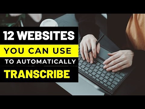 12 Websites That You Can Use To Automatically Transcribe Audio or Video to Text 📣📣📣