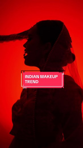 Replying to @jepeluvsu Indian Bride/Asoka Make up trend Entry ✨🤭 #asokamakeup #indianmakeup
