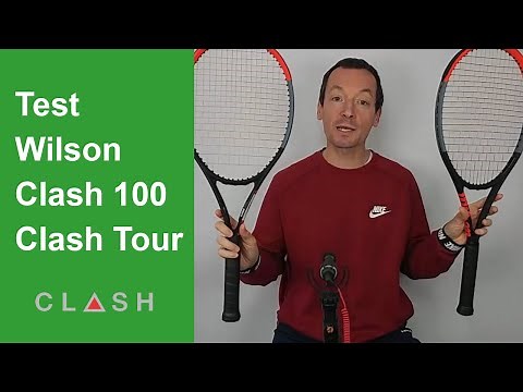 Wilson Clash 100 and Wilson Clash Tour Tennis Rackets Review