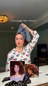 80s inspired hair 🛼 Trying to achieve the iconic “perm” look without damaging the hair- pillow rollers are the best for curls! I miss @strangerthingstv ☎️🔦♥️ @amika mousse and bombshell blowout spray @lovelottabody setting lotion @amazonfinds pillow rollers (on my store front) @olaplex no 6 to smooth @aquishair towel @byunbrushofficial bruh @domdomhair round brush #hairtransformation #80shair #80style #hairstyles #hairtutorial | Makeup by Geena Hunt