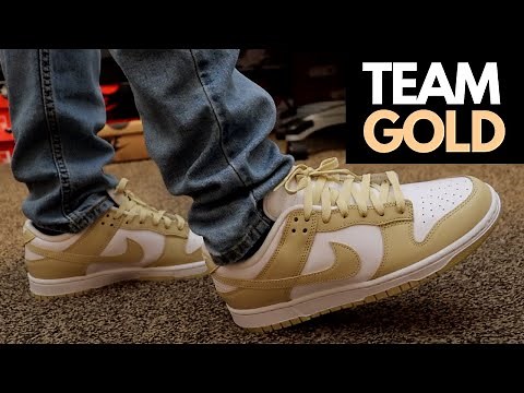 Nike Dunk Low Team Gold Unboxing + On Feet!