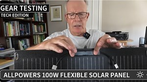 Why the ALLPOWERS 100W flexible solar panel stands out outdoors