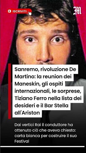 Sanremo, rivoluzione De Martino: la reunion dei Maneskin, gli ospiti internazionali, le sorprese