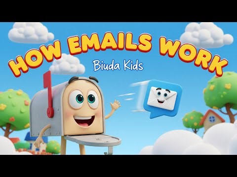 How Emails Work ✉️📧 | Fun Tech Learning with Biuda Kids
