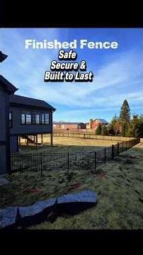 From start to finish: a professional aluminum fence installation done right.