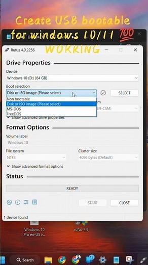 Create bootable USB in 30 seconds (EASY)
