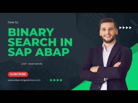 How to Mastering Binary Search in SAP ABAP: Efficient Searching Made Simple"