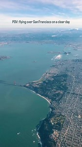 31K views · 615 reactions | POV: Flying over San Francisco on a clear day okay, but how beautiful is San Francisco from this angle! Thank you : @wendan.vs.world for the insane shot of our beautiful city! #Travel #arialvideography #sanfrancisco | San Francisco | The Official Guide | Facebook