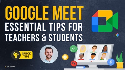 Google Meet Essential Tips for Teachers Students | Dan Taylor 🌐