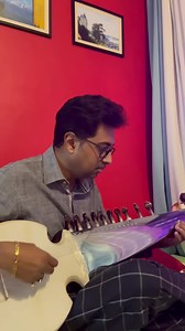 While tuning my C# Sarod!! #sarod #abhiseklahirisarod #manjhkhamaj #indianclassicalmusic #peaceofmind #worldmusic #meditation | Abhisek Lahiri