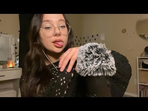 ASMR Fabric Scratching and Slight Mouth Sounds