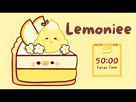 🍋Study with Lemoniee | 50/10 Pomodoro Timer | Focus time with water music for break| ADHD