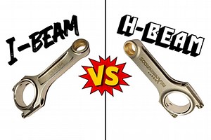 H-Beam vs. I-Beam Connecting Rods