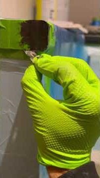 🖤 Chipped Laminate Worktop Edge Repair | Seamless Kitchen Restoration 👌✨