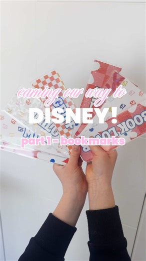 This series is going to be FUN! While I usually prefer to surprise my kids with things like this, Disneyland is a large endeavor and we decided we want the kids to join in to help earn for Disney. I hope that at the end they will feel proud of their accomplishment and learn that hard work pays off! Our first project was selling these CUTE bookmarks! My daughter is having so much fun helping design and pack them. She can hardly wait to check orders every few hours 😂 #savingfordisney #disneyland 