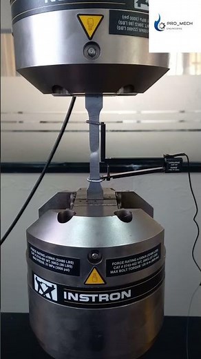 Tensile Testing with Extensometer| INSTRON 8800 | Stress vs Strain Curve |#instron #stresvsstrain