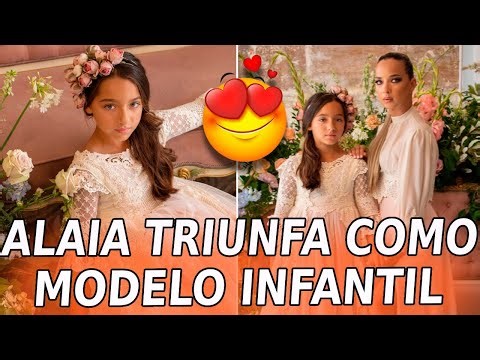 😍Alaïa TRIUNFA como MODELO INFANTIL ¡Mira las fotos!