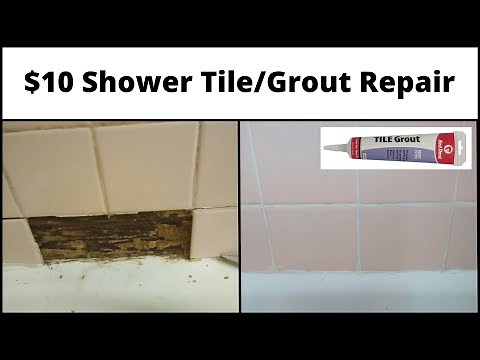 Quick and Easy Shower Tile and Grout Repair (with tips and materials, etc.)