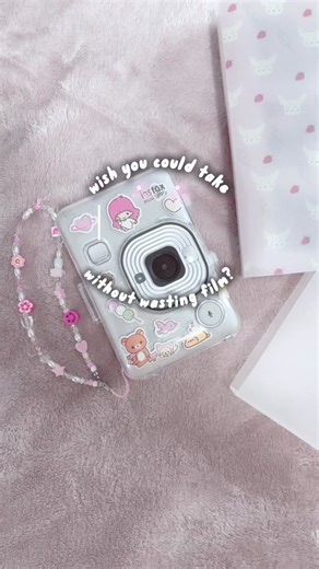 wanted to show you guys my favorite camera!! I got this almost 2 years ago and it is amazing. I’ve always wanted an instax camera to take polaroid photos but also I wanted the instax digital printer at the same time so, I was SO HAPPY to find out the Instax LiPlay is basically the two combined! Its the same concept as the viral Evo model but has a simpler/cutesy design. To refill this camera, just use the same film packs that the well known instax mini model uses! (please ignore my weird face/se