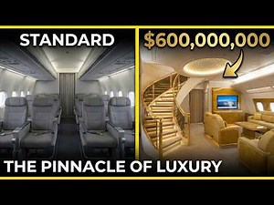 Inside a $600 Million Private Jet: Unveiling the Pinnacle of Luxury