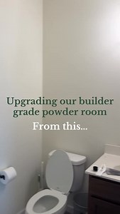 Transformations Before/After | Can you believe this powder room renovation was done for under 500$ by @jilleunnoel | Instagram