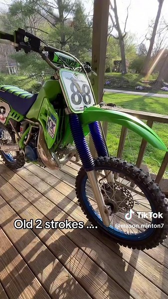1988 Kawasaki KX250 Dirt Bike Review and Highlights