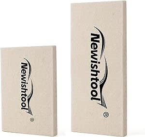 NEWISHTOOL Wool Felt Squeegee for Window Tinting, 2 Sizes Shrink Wool Squeegee, Scratch-Free Soft Window Tint Applicator