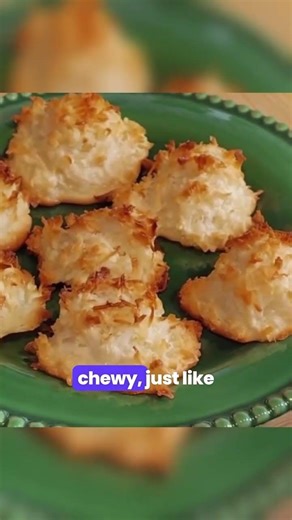 Delicious Coconut Macaroon Soft and Chewy Cookie
