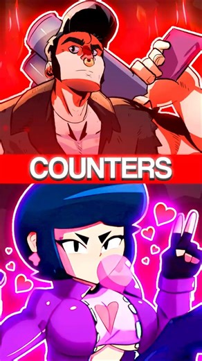 ¡COUNTERS EXTREMOS de BIBI y BULL! 💀 #brawlstars #shorts