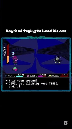 Day 2 btw #deltarune #chapter1 #jevil #vecna #cool The World Revolving by Toby Fox