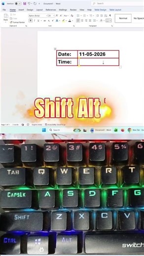 Keyboard Shortcut Trick You Must Know #viralshorts #msword