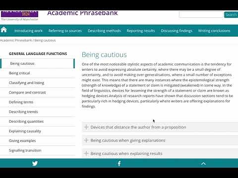 DukeWritesSuite ~ Using the Academic Phrasebank