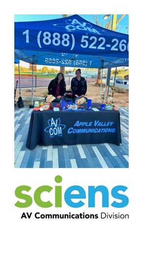 Great day at the High Desert Education Summit! Reach out to Sciens AV Communications for fire protection, security, and communications solutions tailored to your needs. | Apple Valley Communications