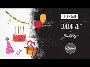 Sizzix: How To Assemble Tim Holtz Colorize Die Celebrate