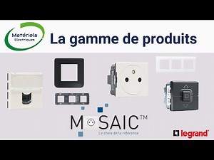 Découvrez Legrand Mosaic avec Matériels Électriques : la référence en équipements électriques