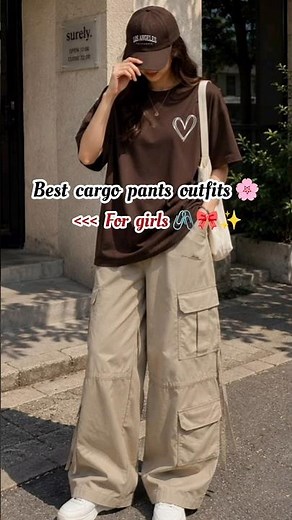 Trendy Street Style Cargo Outfits For Girls 🌸✨ #shorts #streetstyle #outfitideas #ootd #trending