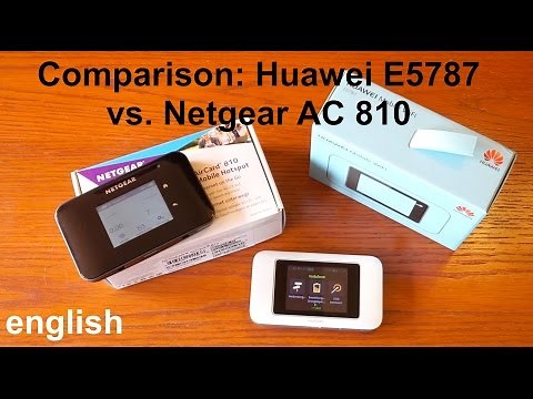 Comparison: Huawei E5787 vs. Netgear AC810 (english)