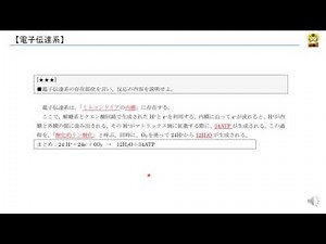 電子伝達系 【高校生物】
