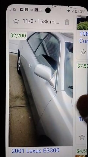 2001 Lexus es300 375k 2,200 nice car high mileage